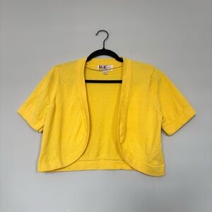 R&K Originals Women’s Y2K Early 2000’s Cropped Cardigan 100% Cotton, Vintage